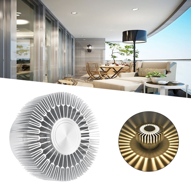 LED Sunflower Ceiling Light Fixture, Modern Hallway Light Sun Shaped Wall Lamp Aluminum LED Lighting Fixture for Home Decoration