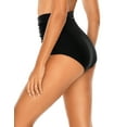 thumbnail image 2 of RELLECIGA Women's High Waisted Ruched Bikini Bottom, 2 of 6