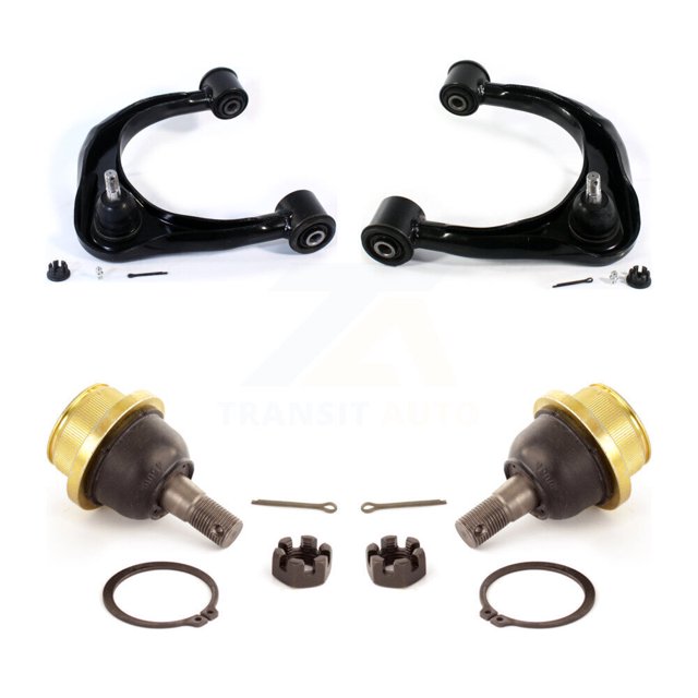 TOR Front Suspension Upper Control Arms and Lower Ball Joints Kit for Car Toyota Tacoma - Left Right Side (Driver Passenger) KTR-103370