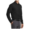 thumbnail image 4 of Yellow Rooster Male Dimension Knit Mens Dress Shirt Black S, 4 of 7