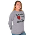 thumbnail image 4 of USA Renewable Energy Climate Change Plus Size Long Sleeve Graphic Tee Shirt Brisco Brands 2X, 4 of 5