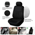 thumbnail image 3 of Car Seat Cover Fit for Nissan Sentra 2008-2026,Breathable Seat Protector Cushion,Non-Slip Protection Easy Installation Scratch Resistant Black,Full Set(2 Row 5 Seats), 3 of 10