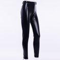 thumbnail image 2 of Wish pantalones sexys de cuero de pu ajustados a la cadera para motocicleta, mallas color melocotón, además de tu guardarropa de entrenamiento, 2 of 3
