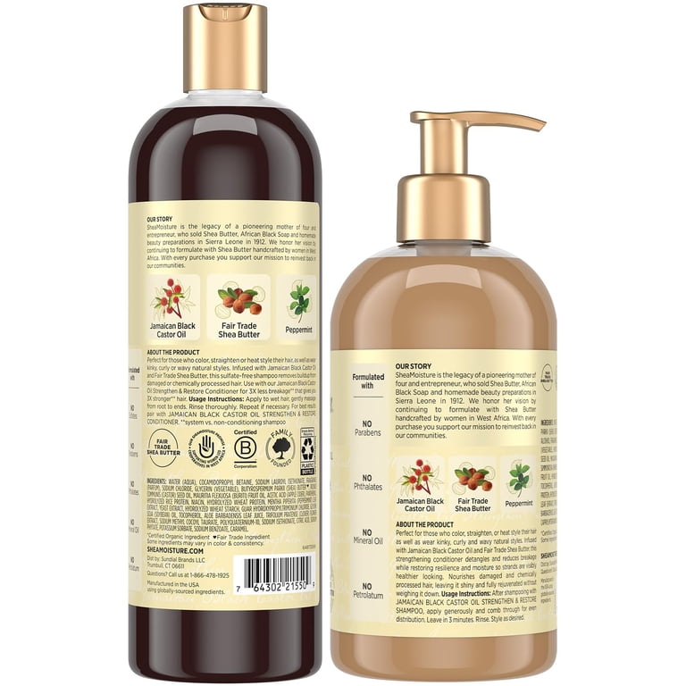 SheaMoisture, Clarifying Shampoo and Conditioner, 29 fl oz