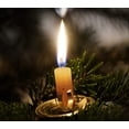 thumbnail image 6 of Hyoola, 4 Inch x 1/2 Handmade All Natural Beeswax Taper Candles - Yellow Unscented (12 Pack), 6 of 8