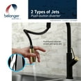 thumbnail image 3 of Belanger SVE78CCP Single Handle Pull-Down Kitchen Faucet, Polished Chrome, 3 of 15