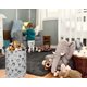 thumbnail image 2 of Cesta de lavandería para niños, cesta plegable de lona, cesta de almacenamiento para niños, para el hogar, oficina, organizador de juguetes, decoración del hogar, 2 of 6