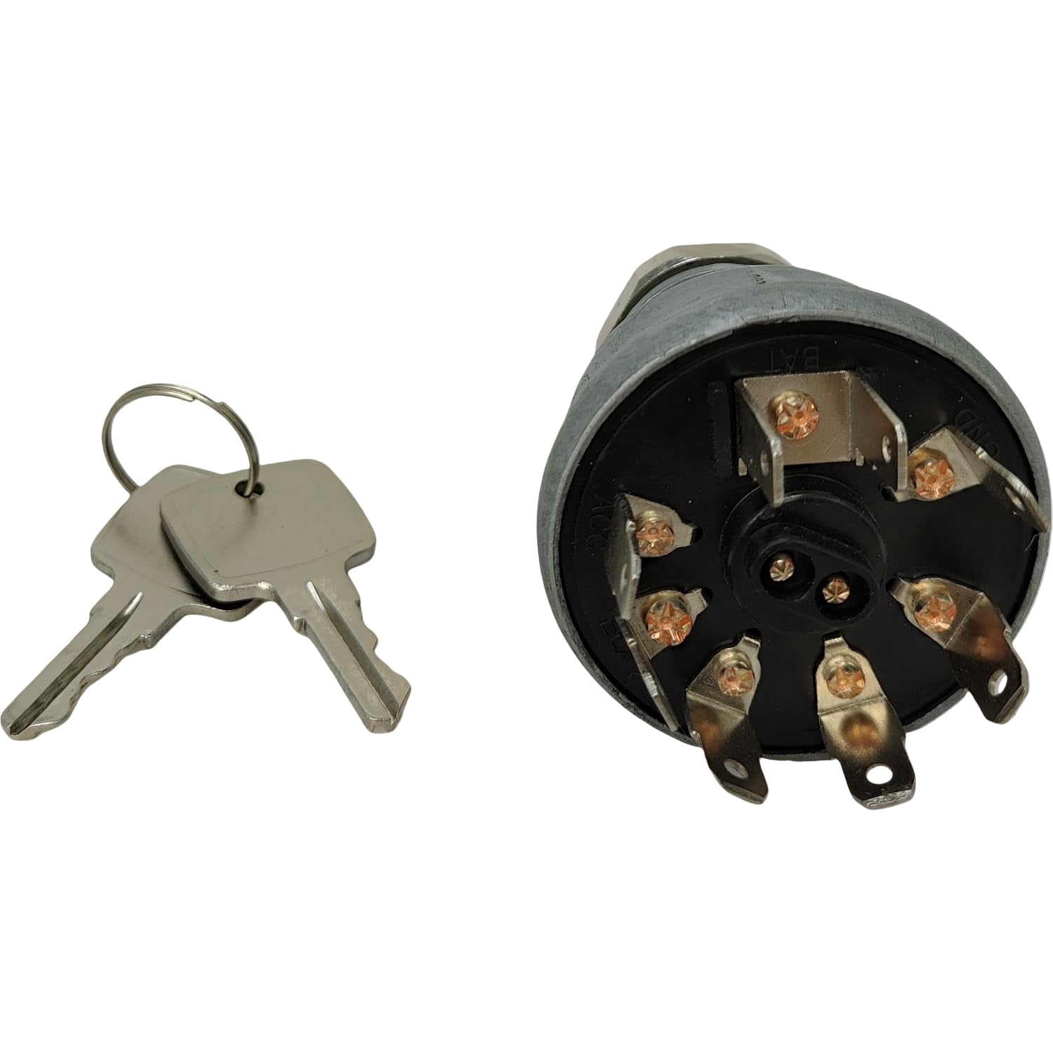 Ignition Switch w/ 2 Key RE45963 Compatible with John Deere Tractor 5105 5200 5205 5210 5220 5300 5310 5400 5410 Combine 1165 1170