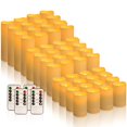 thumbnail image 3 of Velas LED sin llama fclayvts, paquete de 48 con control remoto, 3 of 8