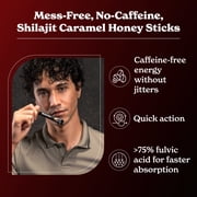 Better Alt Pure Himalayan Shilajit Cinnamon Honey Sticks with Organic Honey | Easy to Consume Shilajit| 30 Sticks for Energy Boost & Immune Support, 85+ Trace Minerals, 75%+ Fulvic Acid