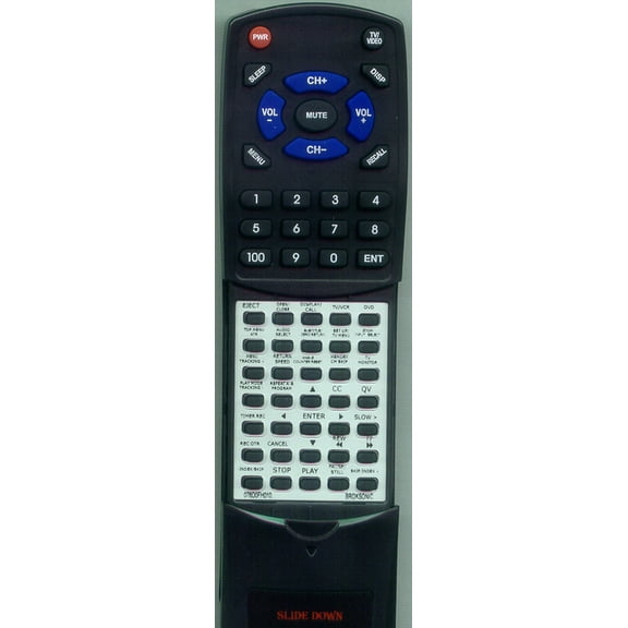Replacement Remote for BROKSONIC RT076D0FH010, 076D0FH010, SC20145