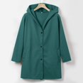 thumbnail image 5 of Women's Trench Coat Elegant Plain Warm Transition Coat Winter Jacket Long Sleeve Autumn Winter Women's Jacket Lapel Coat Womens Casual Coats And Jackets Ll Womens Casual Anorak Jacket Casual Women, 5 of 7