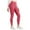02# Watermelon Red, variant on HKYNLAG Leggings for Women High Waisted Yoga Pants Stretch Casual Fitness Workout Running Trousers Light Purple S