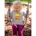 thumbnail image 2 of Funny Unicorn Donut V Long Sleeve Toddler -Image by Shutterstock,  3 Toddler, 2 of 4