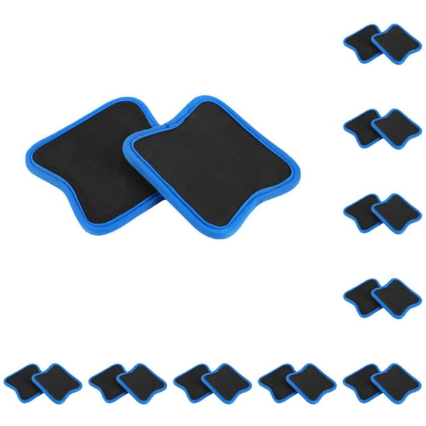 Soidarity Fitness Sports Dumbbell Grips Pads Protector de levantamiento de pesas resistente al desgaste Entrenamiento Gym Cojín de palma negro Azul 10piezas