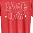 thumbnail image 3 of Instant Message - Game Day - Sports - Women's Short Sleeve Graphic T-Shirt, 3 of 6