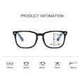 thumbnail image 6 of YIYOUZQT Progressive Multifocus Reading Glasses Blue Light Blocking Computer Readers for Women Men Rectangular Eyewear Lightweight Magnification Presbyopia Eyeglasses, 6 of 8