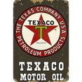 thumbnail image 1 of Placa Metal Vintage TEXACO Pintura Hierro Rectangular Al Óleo Arte La Pared 20x30cm, 1 of 9
