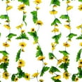 thumbnail image 5 of Nomeni Home Decor 7.8 Ft Artificial Garland 1Pcs Silk Yellow Vine Flowers for Indoor Decor Diy Faux Rattan for Home Office Garden Wedding Decorations, 5 of 6