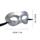 thumbnail image 2 of Máscara de Media Cara de Halloween para Adultos | Antifaz de Abs Blanco Grueso con Lazo | Máscara de Mascarada Ligera y Cómoda para Fiestas, Carnavales, Halloween y Año Nuevo., 2 of 2