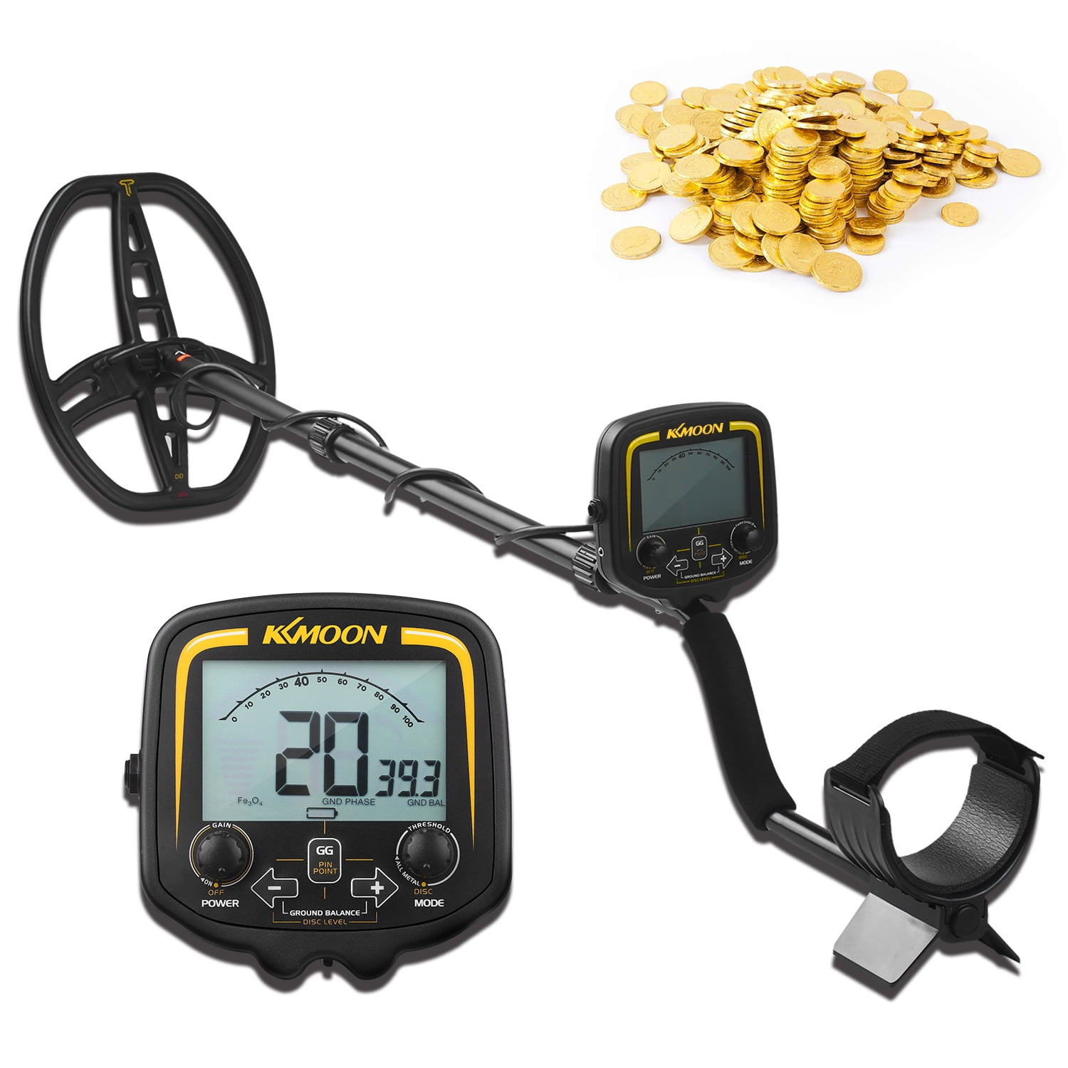 KKmoon TX850 3.7-inch LCD Metal Detector High Sensitive ...