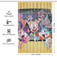 thumbnail image 2 of Animated Tiny Toons Looniversity Shower Curtain Waterproof Polyester Fabric Bathroom Shower Curtain Decorative Set with 12 Hooks, 2 of 7
