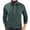 Green, variant on ZCFZJW Men's Long Sleeve Polo Shirt Fall Lightweight Casual Dress Button Polo T Shirt with Pocket Basic Collared Athletic Golf Shirt Dark Gray XXL