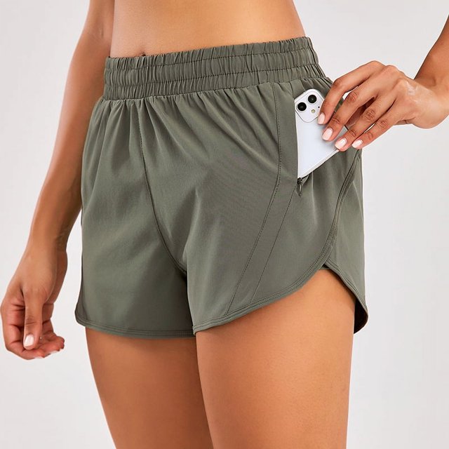 Women Seamless Yoga Shorts Workout High Waisted Butt Contour Tummy Control