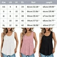 thumbnail image 2 of Women Formal Business Casual Vest Sleeveless Fashion Vest Woman Top Womens plus Size Tops 2 Pk Night Gowns 3x Top 1x Top Athletic Womens Top 50th Birthday Top for Women Long Camisole Slim Fit A Line, 2 of 5