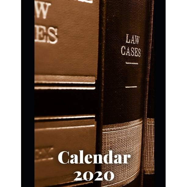 Lawyer Calendar 2020 Calendar Weekly Planer 2020 Logbook Diary Gift
