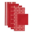 thumbnail image 3 of Assorted Red Dishtowel & Dishcloth (Set of 5), 3 of 3
