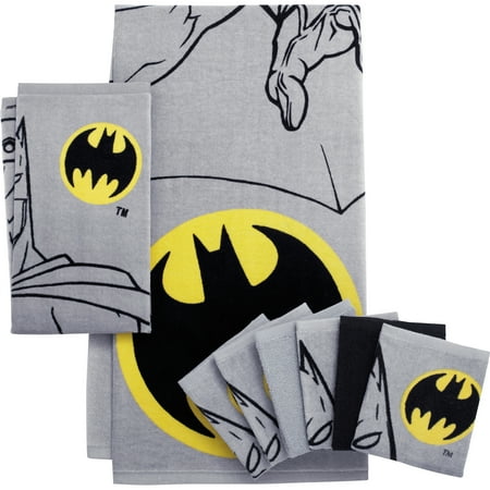 Batman Kids Hand Towel, 15in x 26in, 100% Cotton, 1 Each