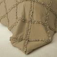 thumbnail image 5 of BedDecor 400TC 100% Egyptian Cotton 3PC Taupe Full/Queen Size Diamond Ruffle Duvet Cover Set, 5 of 8