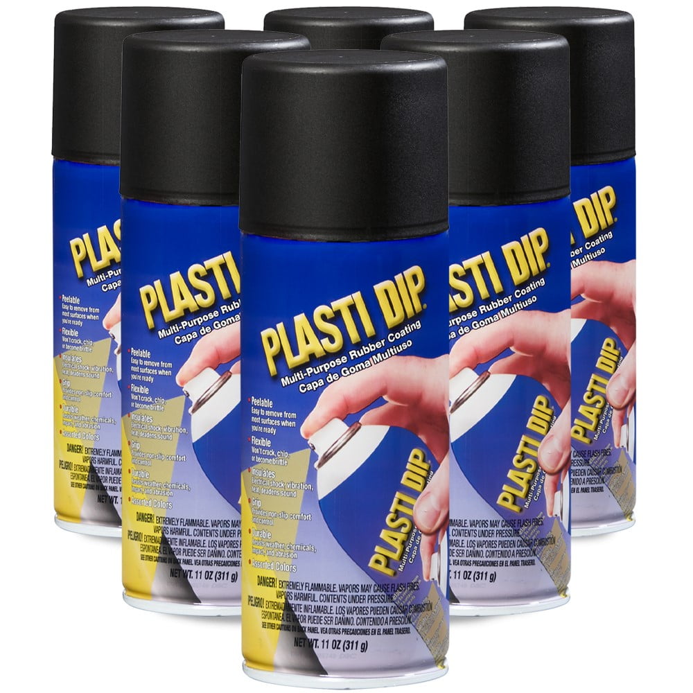 Plasti Dip Flexible, Protective Rubber Coating Black 11oz Spray Paint