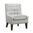thumbnail image 3 of Lifestyle Solutions Mason Transitional Accent Chair, Light Grey Fabric, 3 of 7