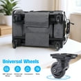 thumbnail image 5 of WFUN Rolling Pet Carrier with Wheels for Small Medium Dogs and Cats up to 20lb, Airline Approved Pet Dog Cat Travel Carrier Bag for Travel Flight Camping Outdoor,Black, 5 of 15