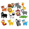 thumbnail image 3 of Zoo Felt Animal Nursery Sewing for kids Friends Animals Sewing for Kids Animals Sewing Kits for Children Beginner Girls Boys style B, 3 of 9