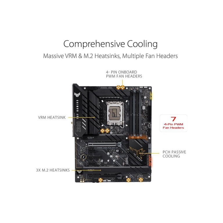 ASUS TUF Gaming Z690-Plus WiFi D4 LGA 1700 Intel 12th Gen ATX