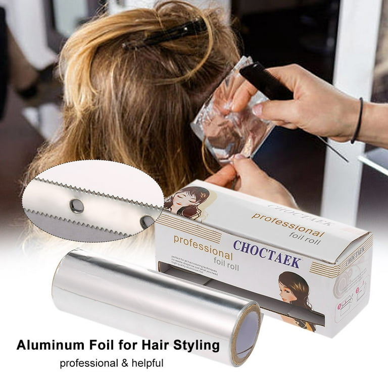 Aluminum Foil for Hair Perm Tint Hair Styling Coloring Highlight Nail Art Hair Salon Tools Hairdressing Accessories, Silver