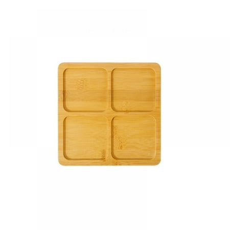 

Bamboo Round Square Plant Tray Coaster Bowls Plates Succulents Pots Trays Base Stander Garden Decor Home Decoration Crafts