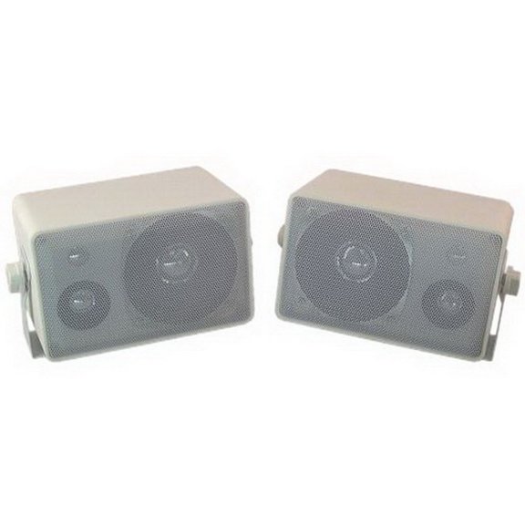 IEC ACC70601 2 x 25 Watt(rms) Indoor/Outdoor Speakers White