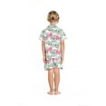thumbnail image 3 of Hawaii Hangover Boy Aloha Luau Shirt Cabana Set in Flamingo in Love, 3 of 5