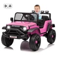 thumbnail image 2 of 12V Kids Electric Ride On Truck with Remote Control Ride On Toy for Toddler Boys & Girls Bluetooth Music Player LED Lights, 2 of 10