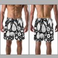 thumbnail image 3 of luoweisi Men's Beach Shorts Quick Dry Swim Trunks with Mesh Lining Easter Egg XL, 3 of 5