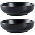 thumbnail image 5 of 4pcs Ceramic Dip Bowls Round Dip Bowls Serving Bowls Fruit Container Dessert Dip Bowl Snack Bowl for Soy Sauce Dip (Black), 5 of 6