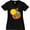 AB-Black, variant on Inktastic Cute Turkey, Brown Turkey, Turkey with Sunflower Women's Plus Size V-Neck T-Shirt