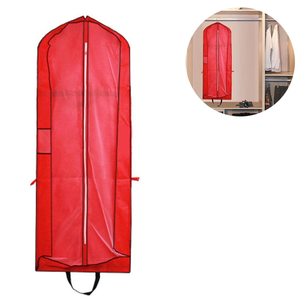 Foldable Zipper Travel Garment Suits Bag Dress Coat Storage Cover Dust Protector