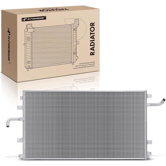 A-Premium Engine Coolant Radiator Assembly Compatible with Chevrolet Silverado 1500 & GMC Sierra 1500, 2016-2018, 5.3L