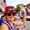 Red RD, variant on WWV Patriotic Star Party Hat Decoration Lincoln Topstream Floral Flag USA Red White Blue 4th July Independence Day Parade Family Gathering Festive Accessory Red