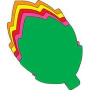 CREATIVE SHAPES ETC. Leaf Assorted Color Creative Cut-Outs, 5.5in, 31 pcs